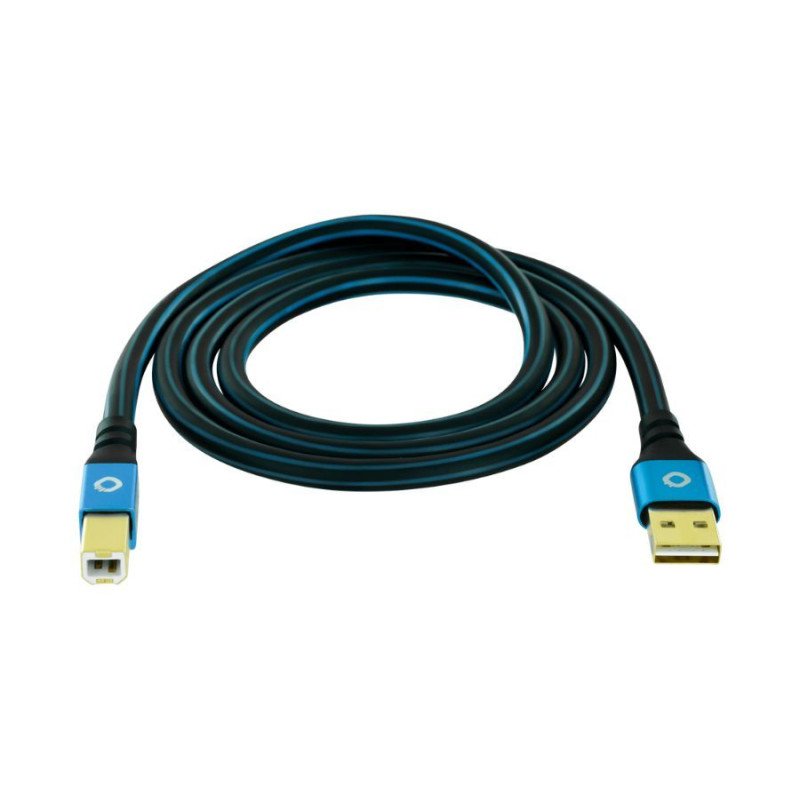Oehlbach USB Plus B  Καλώδιο USB 2.0 Type A σε Type B 1m Blue (Τεμάχιο)