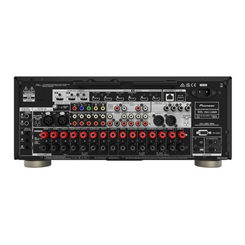 Pioneer VSA-LX805 Ολοκληρωμένος Ενισχυτής 11.4 Καναλιών AV Receiver 11x150W Dirac Live® Black (Τεμάχιο)