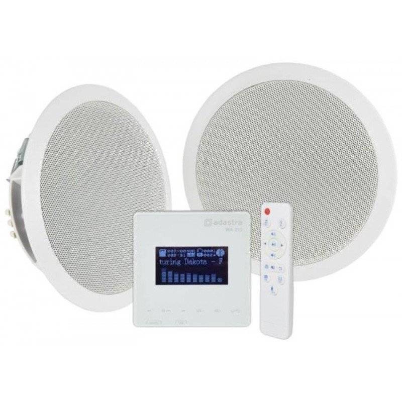 Adastra WA-215-SET Ολοκληρωμένο Σύστημα 2 Ηχείων με Ενισχυτή Bluetooth 2x15W (Σετ)