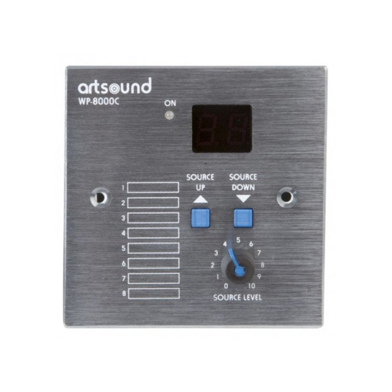ArtSound WP-8000C Remote Control Επιτοίχιο Πάνελ για το MAT-8000 (Τεμάχιο)