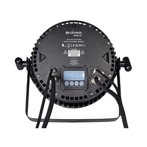 Citronic HIPAR-180 Αδιάβροχο Slim RGBWA PAR Can με UV180W