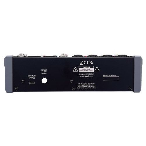 Citronic CMA-8 Συμπαγής Μίκτης με DSP FX και BT/USB 4 mono + 2 stereo