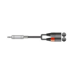 Citronic 190.135UK Καλώδιο Ήχου 3.5mm mini jack σε 2 x Stereo XLRM 1m Citronic 190.135UK Καλώδιο Ήχου 3.5mm mini jack σε 2 x Stereo XLRM 1m