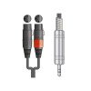 Citronic 190.136UK Καλώδιο Ήχου 3.5mm mini jack σε 2 x Stereo XLRF 1m