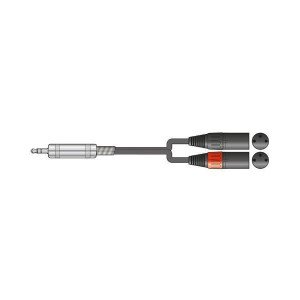 Citronic 190.136UK Καλώδιο Ήχου 3.5mm mini jack σε 2 x Stereo XLRF 1m Citronic 190.136UK Καλώδιο Ήχου 3.5mm mini jack σε 2 x Stereo XLRF 1m