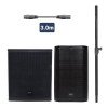 Citronic CS1012A Πακέτο Ενεργών Ηχείων 10'' με Πλαστική Καμπίνα και Subwoofer 12'' (Σετ)