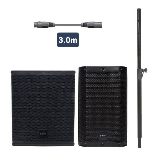 Citronic CS1012A Πακέτο Ενεργών Ηχείων 10'' με Πλαστική Καμπίνα και Subwoofer 12'' (Σετ)