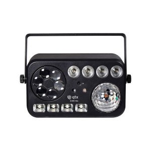 Qtx GOBO Hex: 6-in-1 LED & Laser Effect Qtx GOBO Hex: 6-in-1 LED & Laser Effect