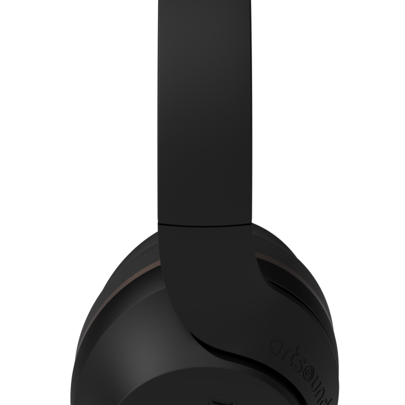 Artsound BRAINWAVE09 Ασύρματα BT over-ear ακουστικά με Hybrid ANC Black