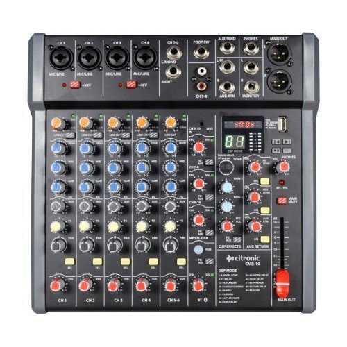 Citronic CMB-10 Κονσόλα Μίξης Σειράς CMB με DSP & USB/PC/BT Player