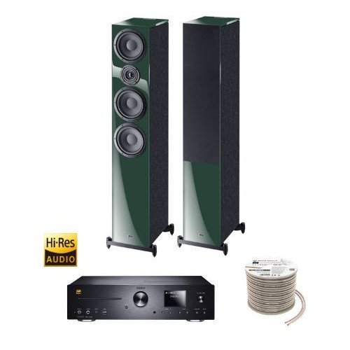Πακέτο Stereo Hi-Res με Ενισχυτή Magnat MC 400, Ηχεία HECO Aurora 700 Orange και ΔΩΡΟ Καλώδιο Oehlbach