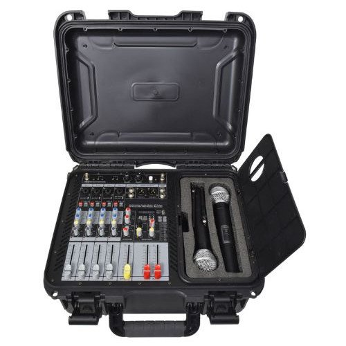Citronic FLITE-600 Αυτοενισχυόμενος Μίκτης 2 x 300W με 2 UHF Μικρόφωνα και Εφέ DSP