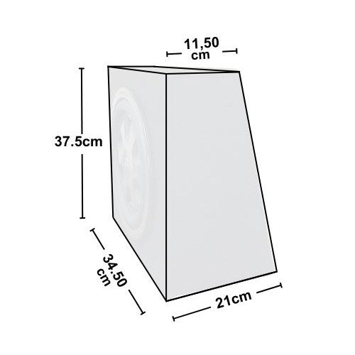 Powerbass S-12T-SBSLIM Slim Subwoofer Αυτοκινήτου 12" με Καμπίνα (Τεμάχιο)