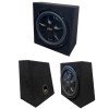 Powerbass S-12T-SBSLIM Slim Subwoofer Αυτοκινήτου 12" με Καμπίνα (Τεμάχιο)