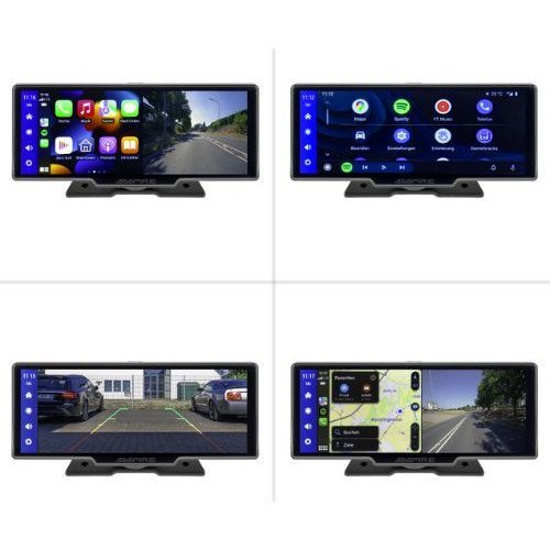 Ampire CPM103 Smartphone-Monitor 25.4cm (10'') με AHD Dashcam και λειτουργία RVC input (AHD)