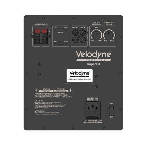 Velodyne Acoustics Impact X12 Active Subwoofer 12'' Black