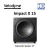 Velodyne Acoustics Impact X15 Active Subwoofer 15'' Black