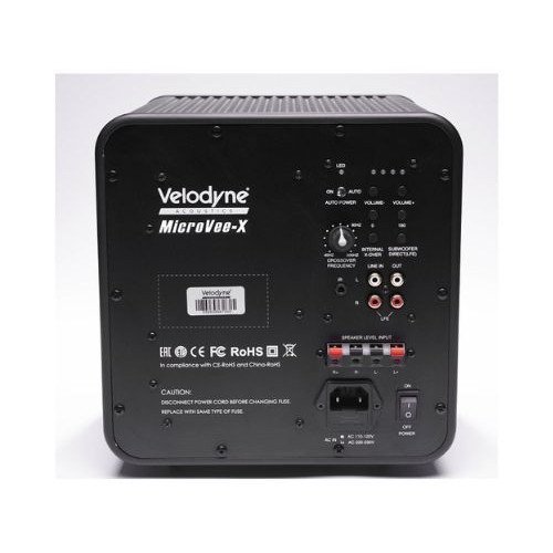 Velodyne Acoustics MicroVee X Active Subwoofer 6,5'' Black