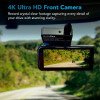 AutoSky ADC-888 4K Dash/Rear Κάμερα Αυτοκινήτου WiFi & GPS
