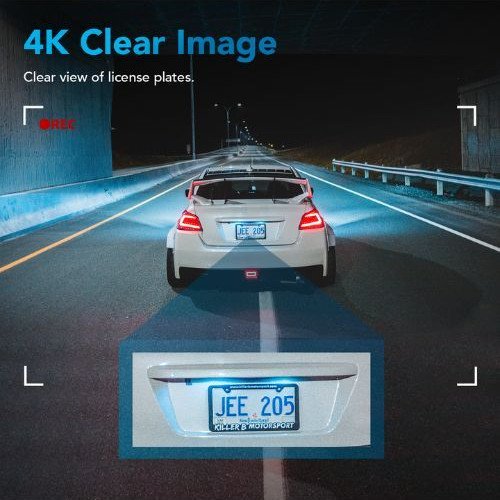 AutoSky ADC-888 4K Dash/Rear Κάμερα Αυτοκινήτου WiFi & GPS
