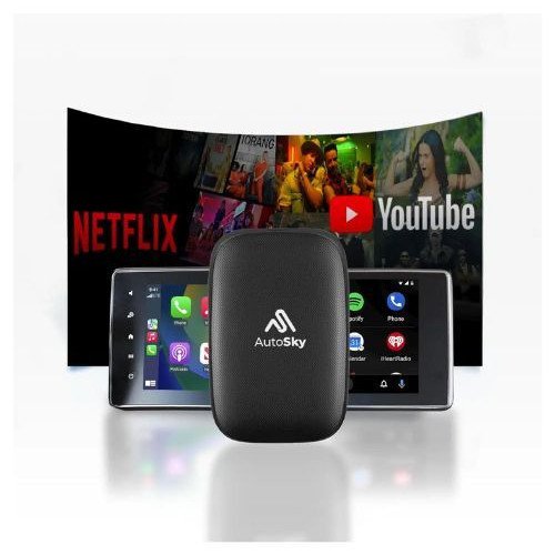 AutoSky AI Box Lite Ασύρματο CarPlay/Android Auto