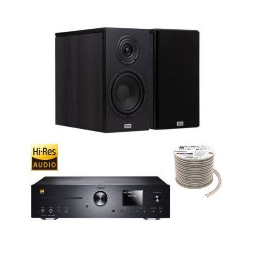 Πακέτο Stereo Hi-Fi με Ενισχυτή Magnat MC 400, Ηχεία HECO Aurora XT 300 Black και Καλώδιο Oehlbach