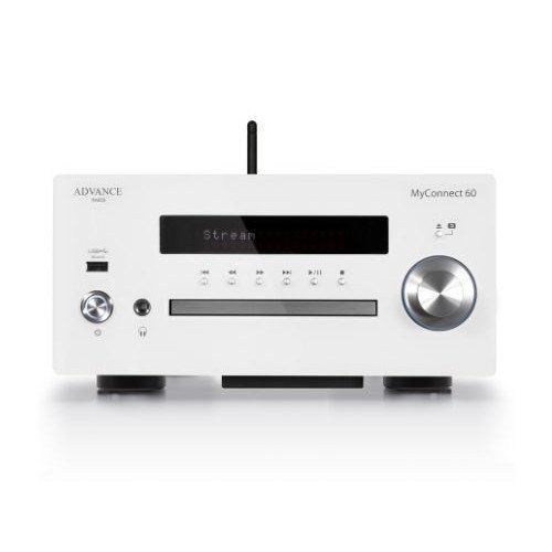 Advance Paris MyConnect 60 All in One System 2x60W με Wifi, Ethernet, FM, DAB+ White