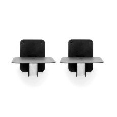 Argon Audio STATIV WALL Βάσεις Ηχείων Τοίχου Black (Ζεύγος)