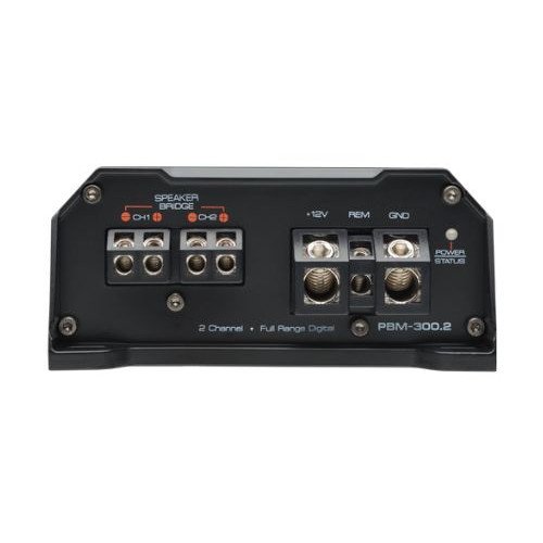 Powerbass PBM-300.2 Mini Ενισχυτής Αυτοκινήτου 2 Καναλιών 2x 75W RMS