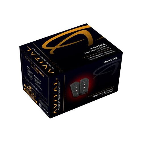 Avital 3103L Συναγερμός Αυτοκινήτου 1-Way με 2 Χειριστήρια