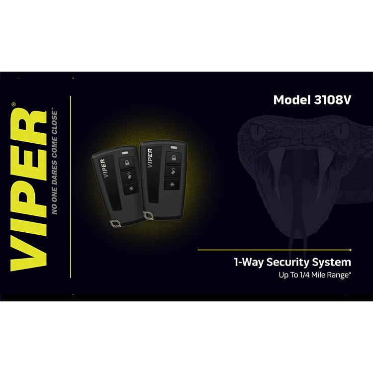 VIPER 3108V Συναγερμός Αυτοκινήτου 1-Way με 2 Χειριστήρια