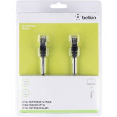 BELKIN A3L793bt10MBKHS NETWORK CABLE,  CAT5E,  STP,  RJ45M/M , 10M,  BLK,  PATCH,  SNAGLESS