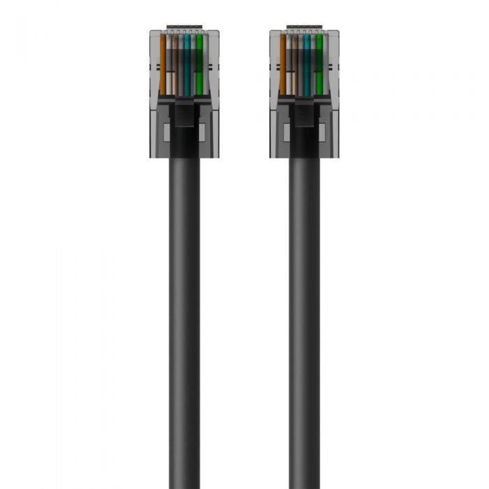 BELKIN A3L981bt02MBKHS CABLE, CAT6, STP, RJ45M/M, 2M, BLK, PATCH, SNAGLESS