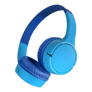 BELKIN AUD002btBLV3 SOUNDFORM KIDS HEADPHONES USB-C,  BLUE