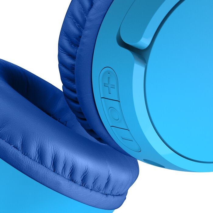 BELKIN AUD002btBLV3 SOUNDFORM KIDS HEADPHONES USB-C,  BLUE