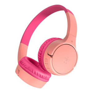 BELKIN AUD002btPKV3 SOUNDFORM KIDS HEADPHONES USB-C,  PINK