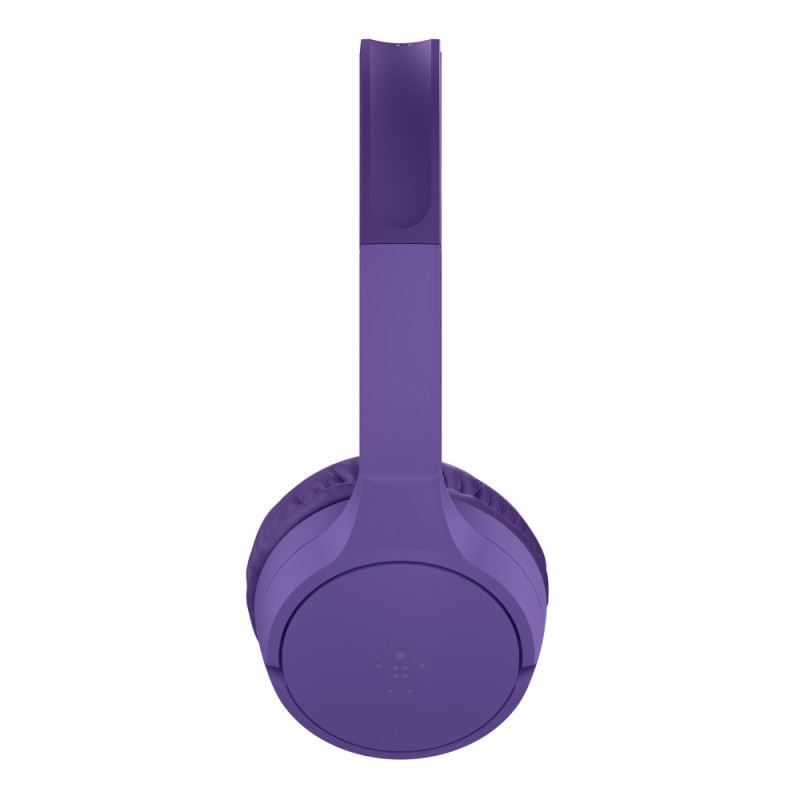 BELKIN AUD002hqPUV3 SOUNDFORM KIDS HEADPHONES USB-C,  PURPLE