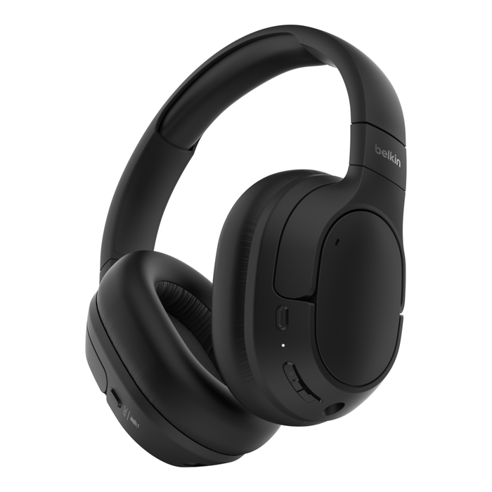 BELKIN AUD008hqBK SOUNDFORM ISOLATE ANC Noise Cancelling Headphone,  BLACK