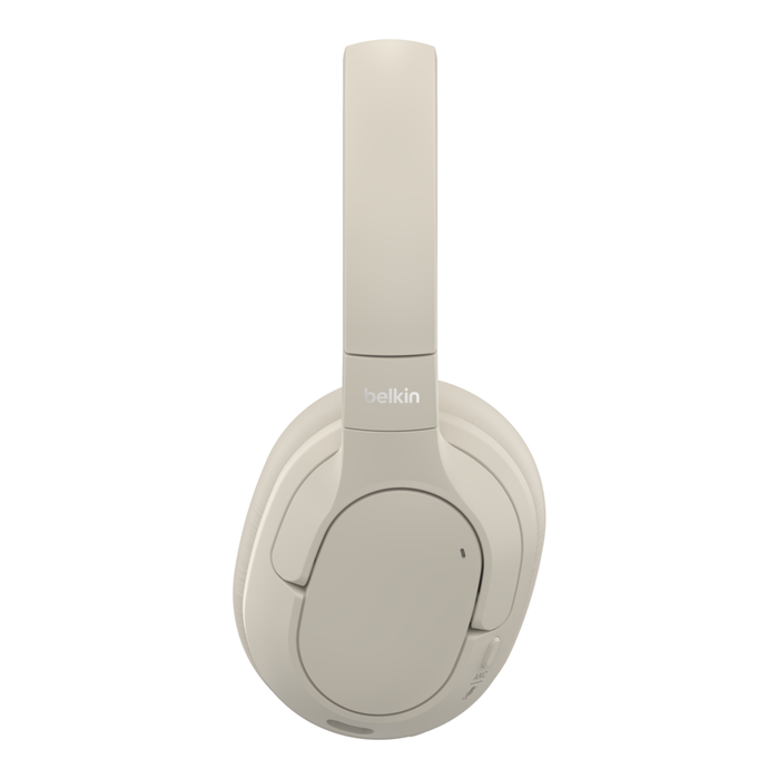 BELKIN AUD008hqSA SOUNDFORM ISOLATE ANC Noise Cancelling Headphones,  SAND