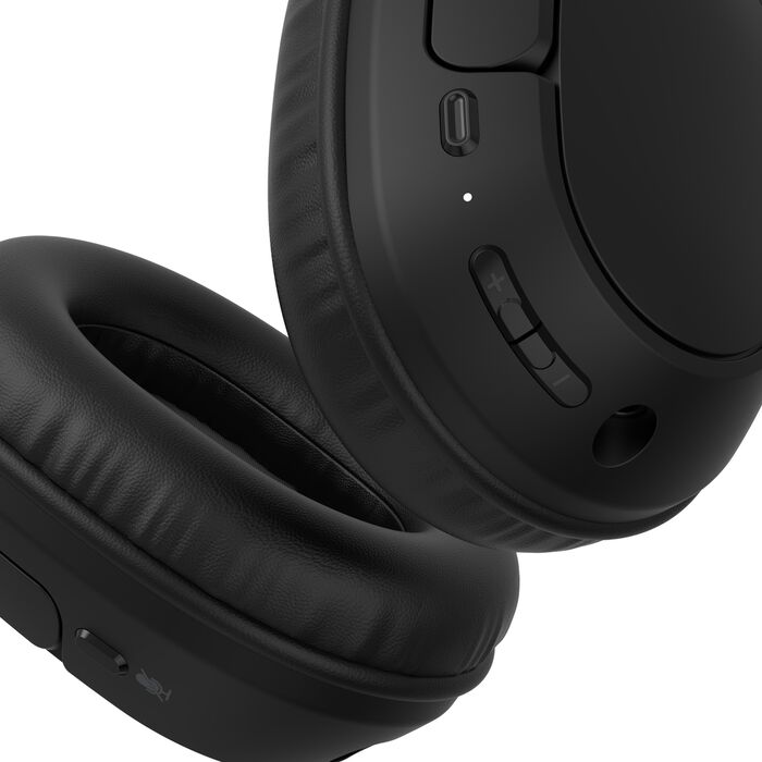 BELKIN AUD009hqBK SOUNDFORM SURROUND ENC Wireless Headphones,  BLACK
