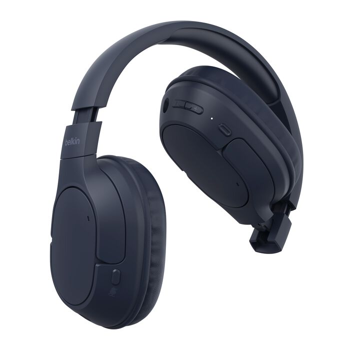 BELKIN AUD009hqBL SOUNDFORM SURROUND ENC Wireless Headphones,  BLUE