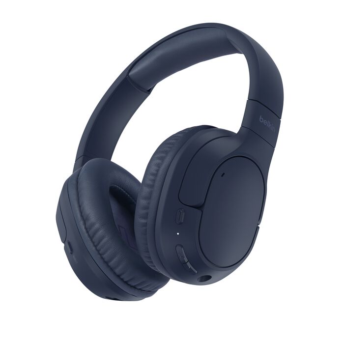 BELKIN AUD009hqBL SOUNDFORM SURROUND ENC Wireless Headphones,  BLUE