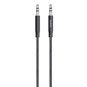 BELKIN AV10164bt04-BLK CABLE, PREMIUM, 3.5MM AUDIO, BRAIDED, 1.2m , BLACK