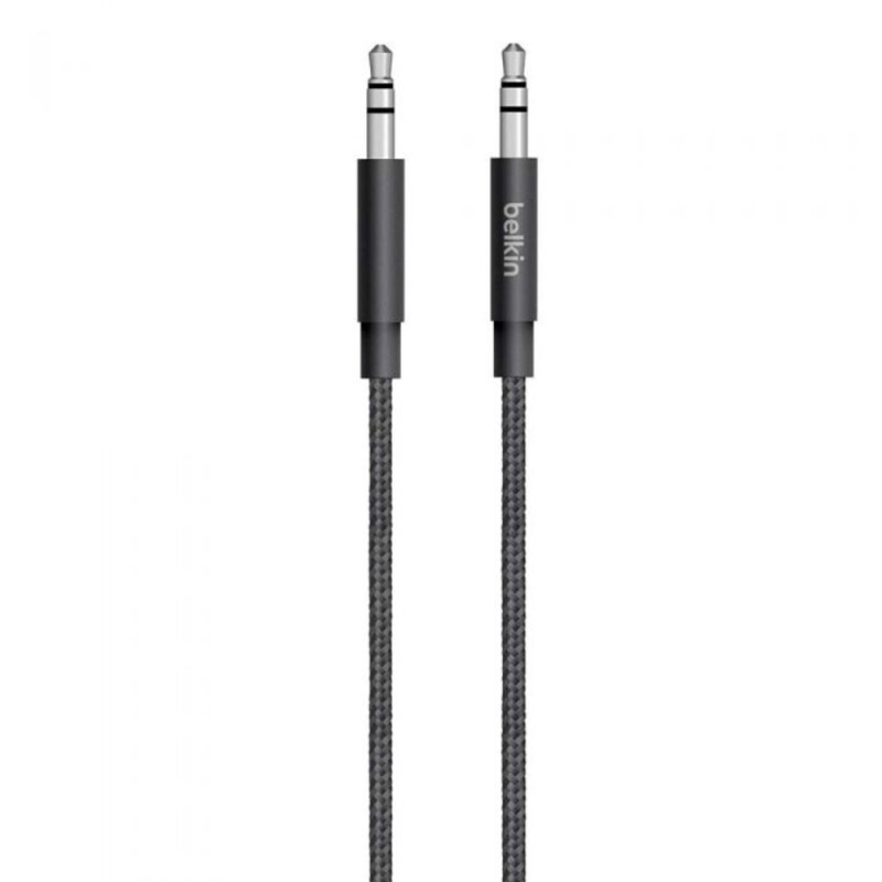 BELKIN AV10164bt04-BLK CABLE, PREMIUM, 3.5MM AUDIO, BRAIDED, 1.2m , BLACK