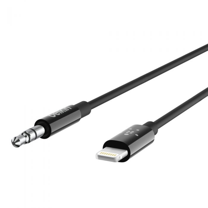 BELKIN AV10172bt03-BLK Lightning to 3.5mm Cable 0.9m Black
