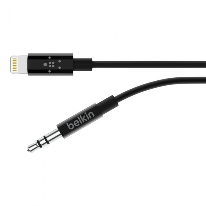 BELKIN AV10172bt03-BLK Lightning to 3.5mm Cable 0.9m Black