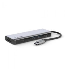 BELKIN AVC009btSGY MULTIPORT ADAPTER,  USB-C 7-IN-1