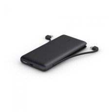 BELKIN BPB006btBLK 10K POWER BANK,  18W PD,  With integrated cables,  BLACK