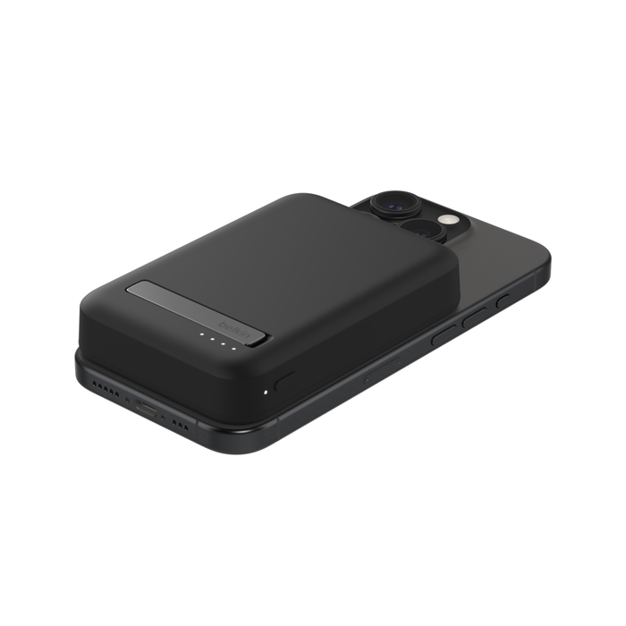 BELKIN BPD007BTBK 8K Qi2 15W,  MAGNETIC WIRELESS POWER BANK + KICK STAND,  BLACK