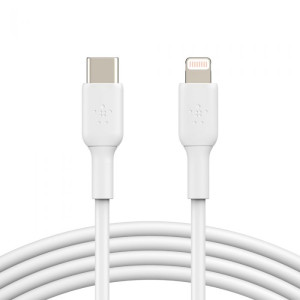 BELKIN CAA003bt1MWH Lightning to USB-C Cable,  1M,  White